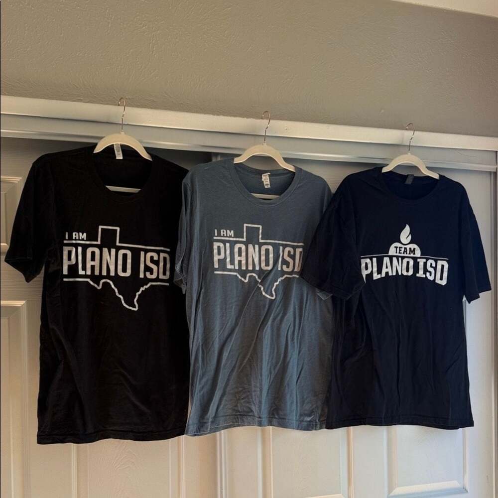 Lot of 3 Plano ISD Graphic T-Shirts